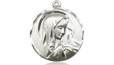 Sterling Silver Sorrowful Mother Medal