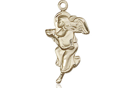 14kt Gold Filled Guardian Angel Medal