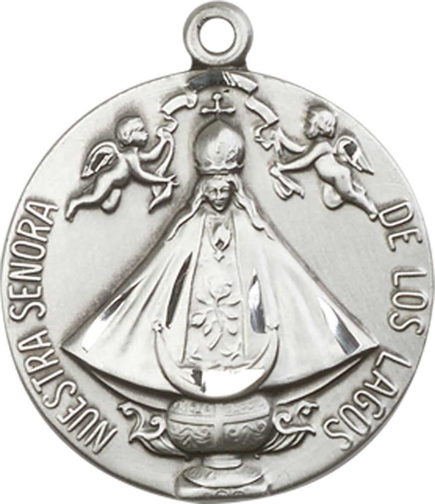 Sterling Silver Senora de Los Lagos Medal