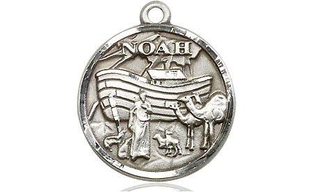 Sterling Silver Noah Medal