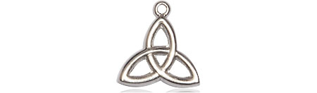 Sterling Silver Trinity Irish Knot Medal