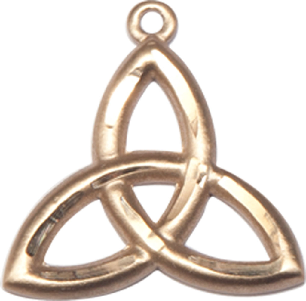 14kt Gold Filled Trinity Irish Knot Medal