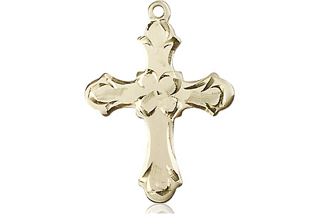 14kt Gold Cross Medal