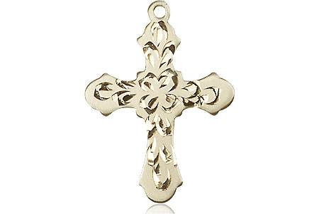 14kt Gold Cross Medal