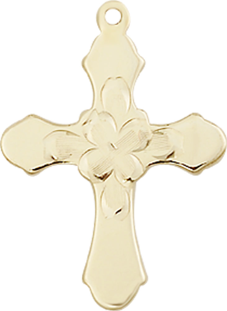 14kt Gold Cross Medal