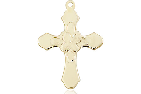 14kt Gold Cross Medal