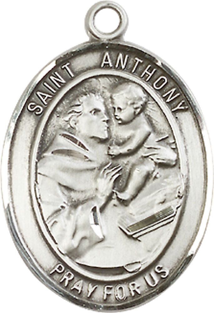 Sterling Silver Saint Anthony of Padua Medal