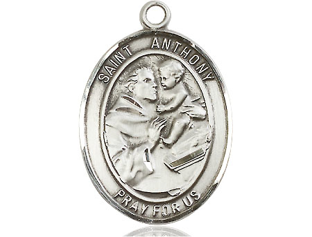 Sterling Silver Saint Anthony of Padua Medal