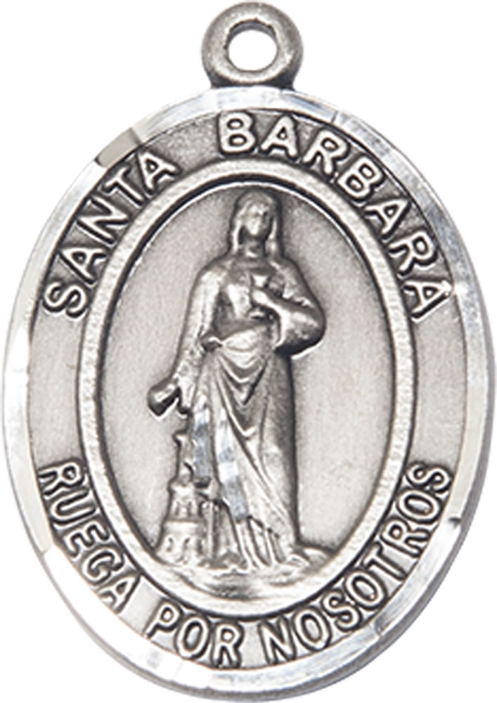 Sterling Silver Santa Barbara Medal