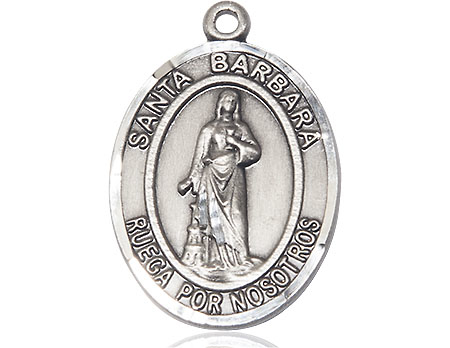 Sterling Silver Santa Barbara Medal