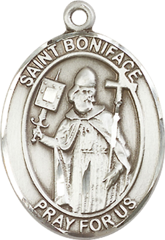 Sterling Silver Saint Boniface Medal