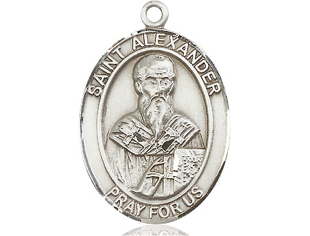 Sterling Silver Saint Alexander Sauli Medal