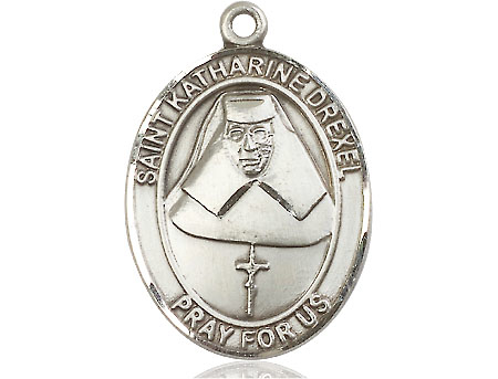 Sterling Silver Saint Katharine Drexel Medal