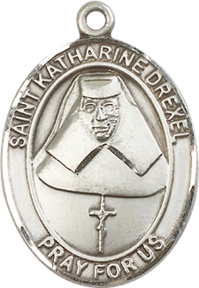 Sterling Silver Saint Katharine Drexel Medal