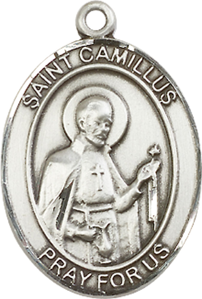 Sterling Silver Saint Camillus of Lellis Medal