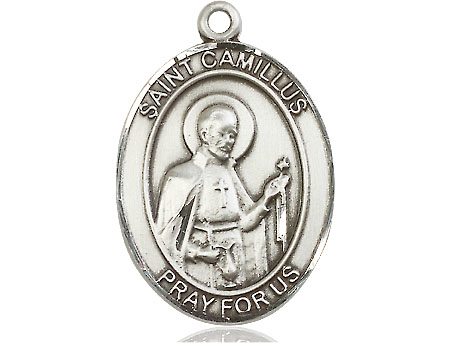 Sterling Silver Saint Camillus of Lellis Medal