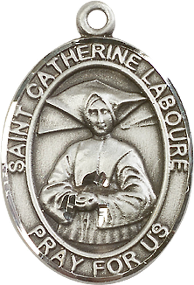 Sterling Silver Saint Catherine Laboure Medal