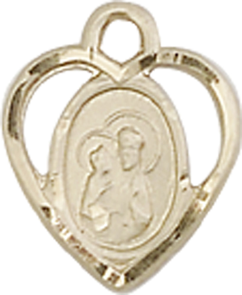 14kt Gold Filled Saint Ann Medal