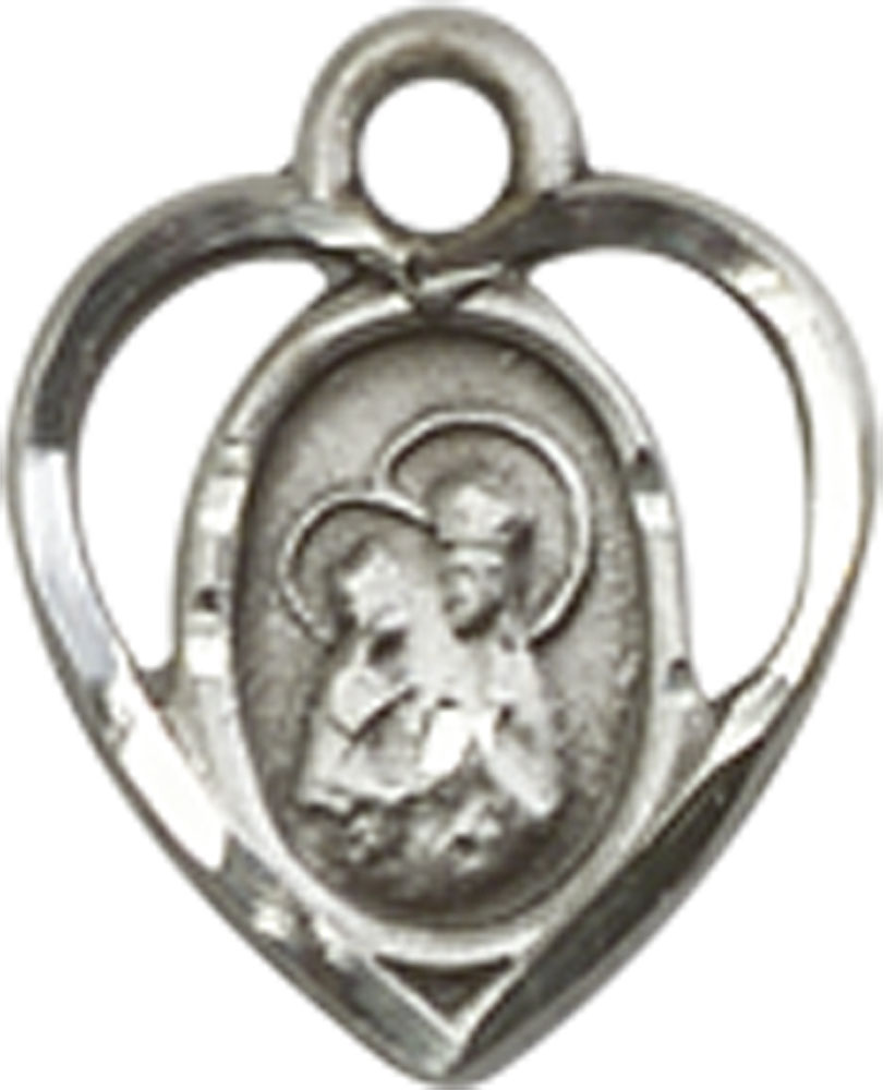 Sterling Silver Saint Ann Medal