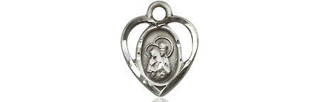 Sterling Silver Saint Ann Medal