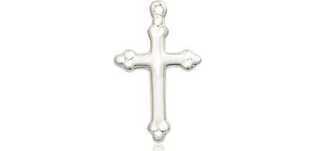 Sterling Silver Cross Medal - With Box