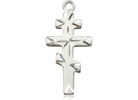 Sterling Silver Greek Orthodox Cross Medal