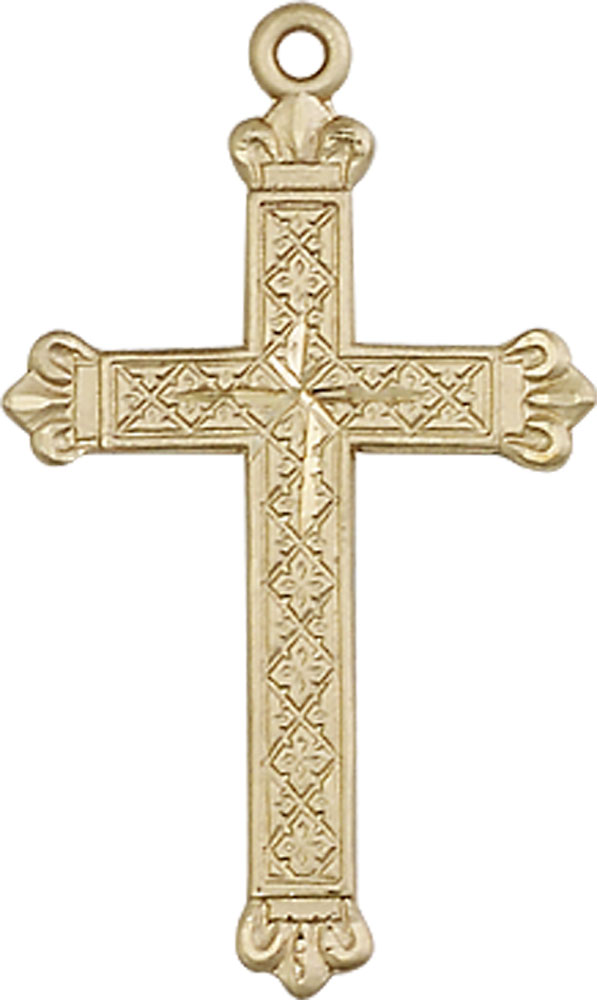 14kt Gold Filled Cross Medal