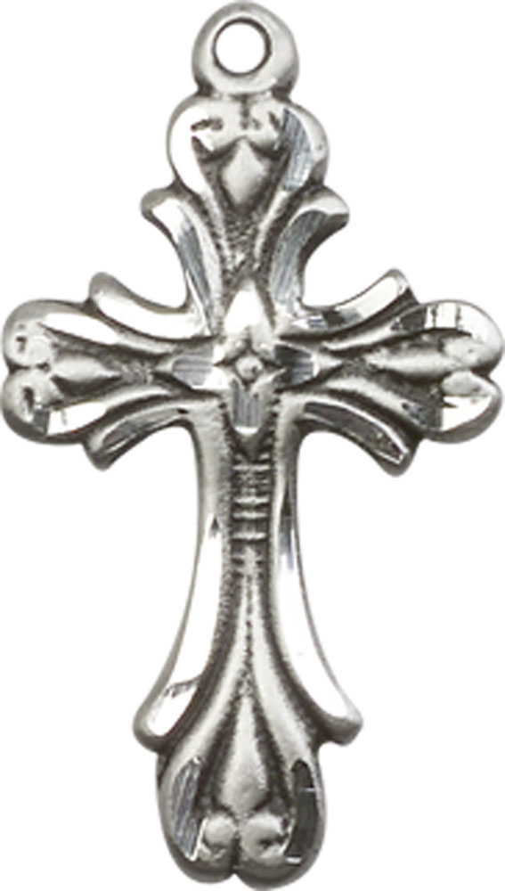 Sterling Silver Cross Medal