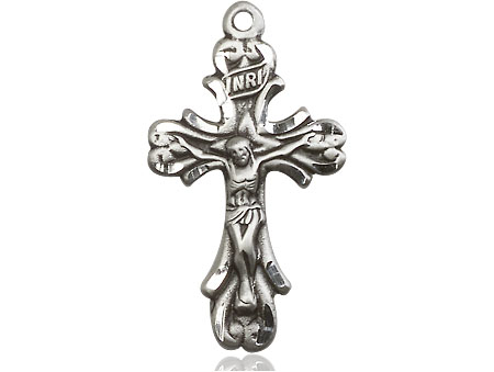 Sterling Silver Crucifix Medal