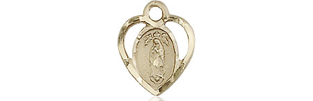 14kt Gold Filled Our Lady of Guadalupe Medal