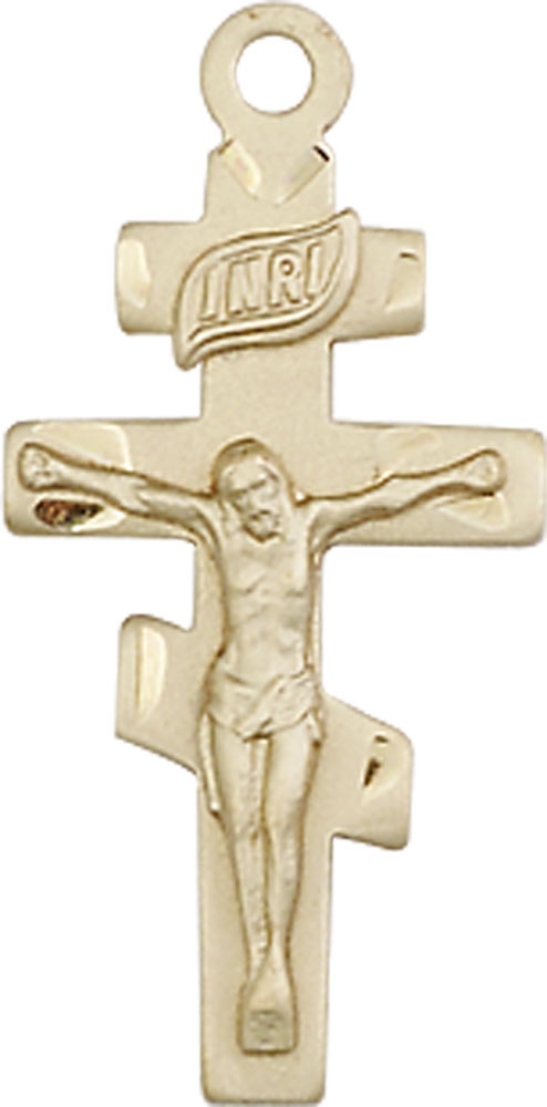 14kt Gold Filled Crucifix Medal