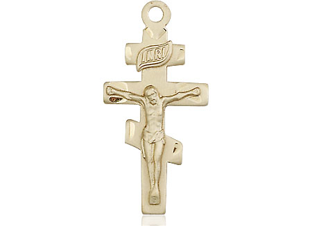 14kt Gold Filled Crucifix Medal