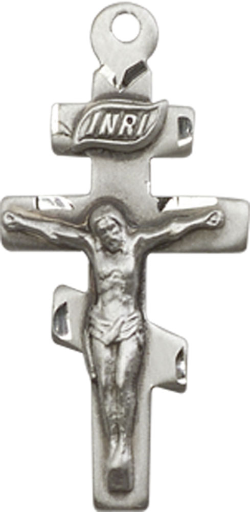 Sterling Silver Crucifix Medal