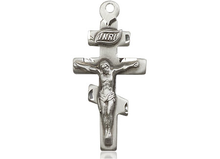 Sterling Silver Crucifix Medal