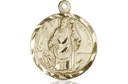 14kt Gold Filled Saint Patrick Medal
