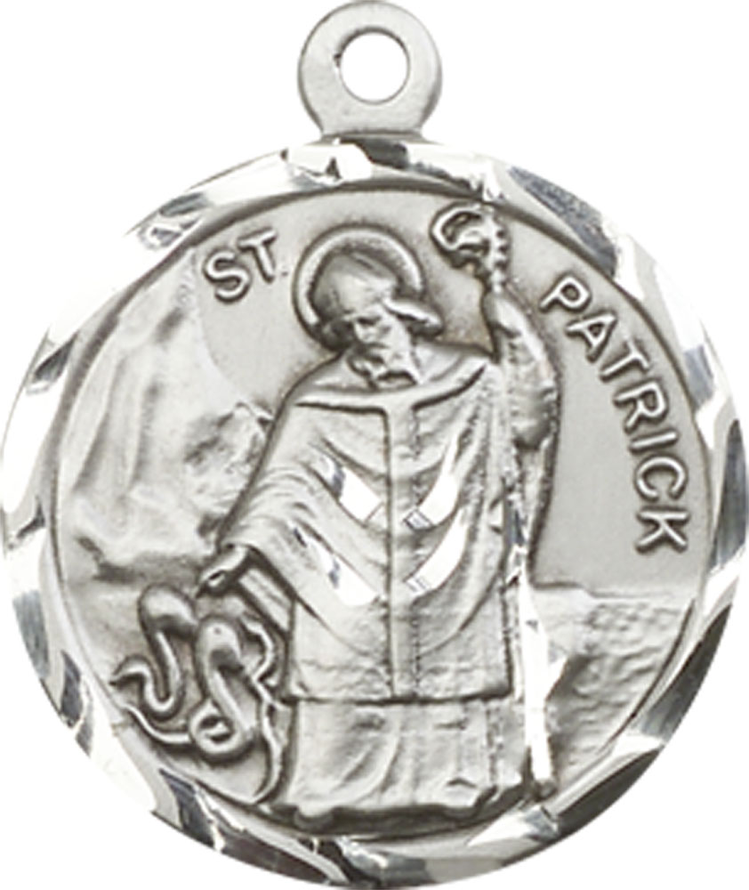 Sterling Silver Saint Patrick Medal