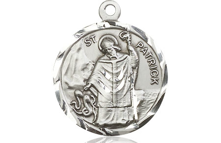 Sterling Silver Saint Patrick Medal