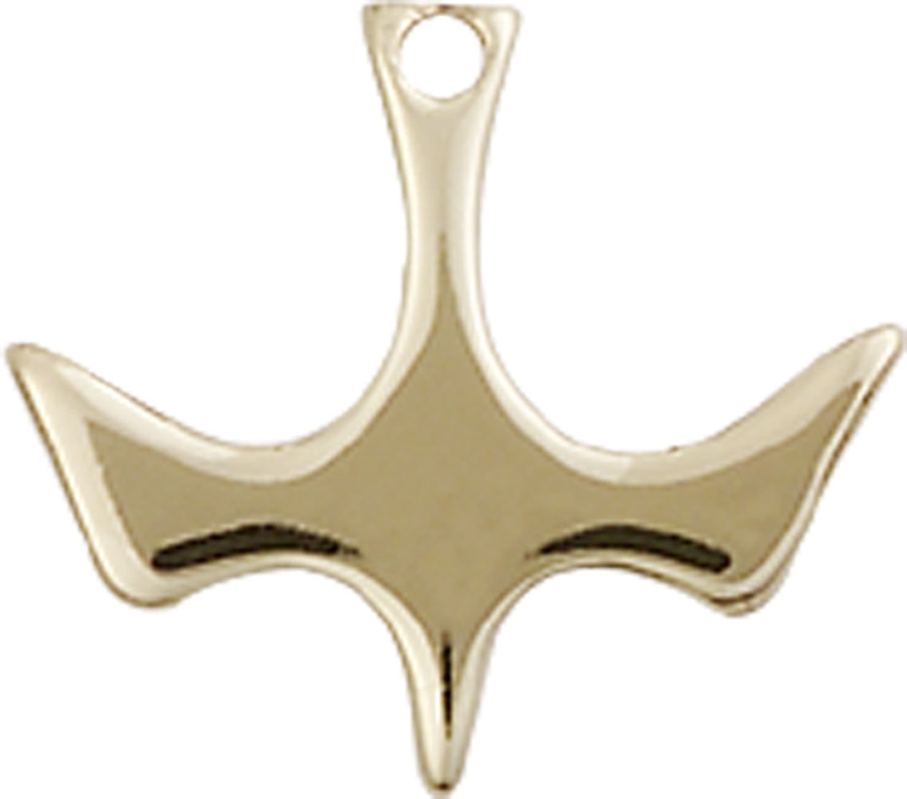 14kt Gold Filled Holy Spirit Medal