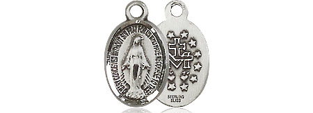 Sterling Silver Miraculous Medal - With Box