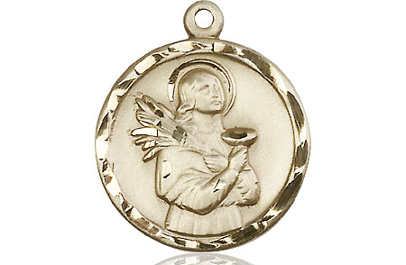 14kt Gold Filled Saint Lucy Medal