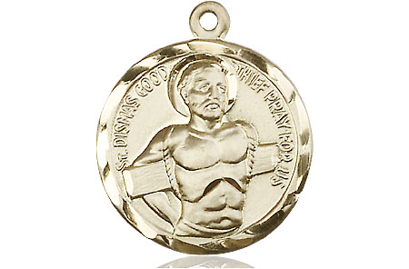 14kt Gold Filled Dismas Medal