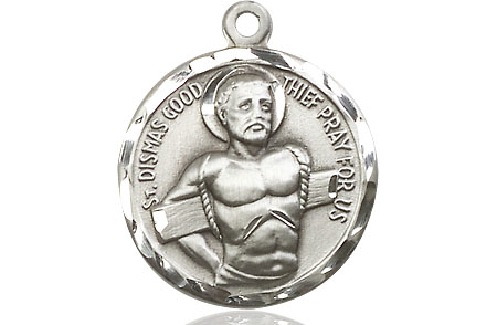 Sterling Silver Dismas Medal