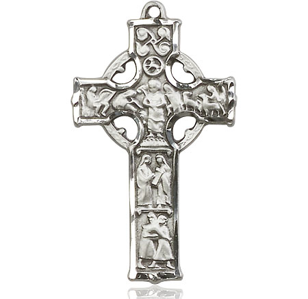 Sterling Silver Celtic Cross Medal