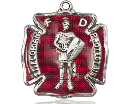 Sterling Silver Saint Florian Medal