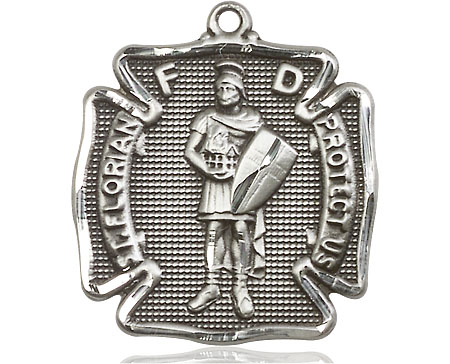 Sterling Silver Saint Florian Medal