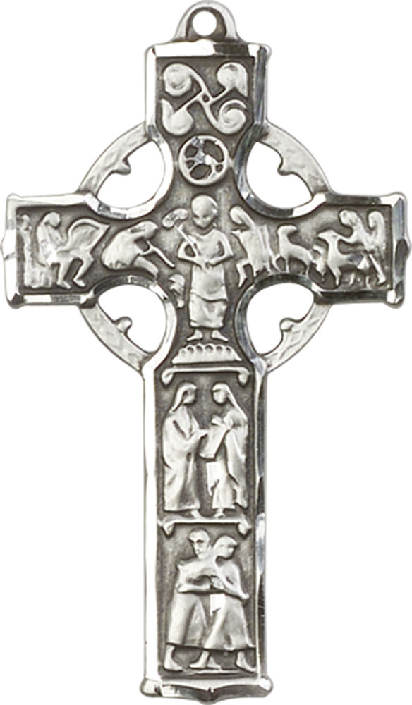 Sterling Silver Celtic Cross Medal