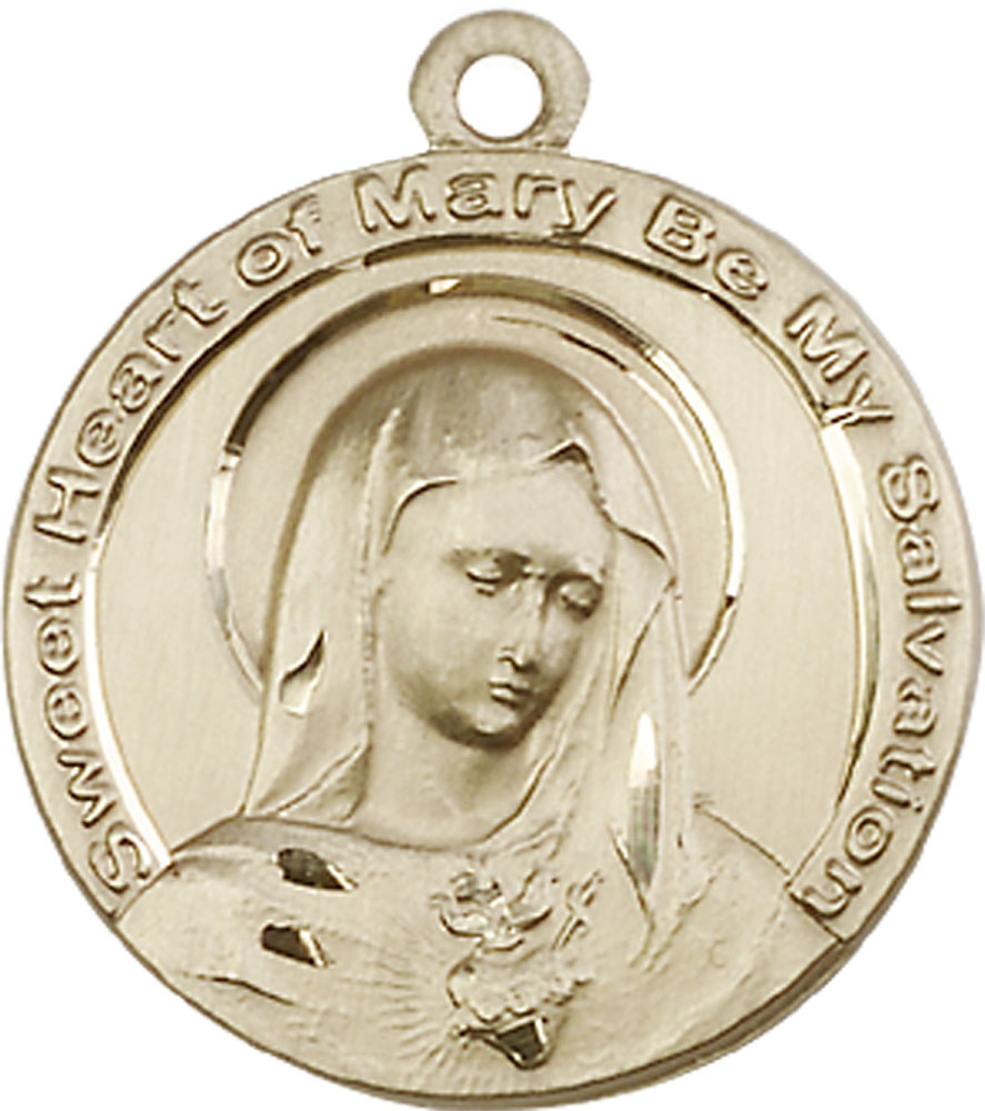 14kt Gold Filled Mary Medal