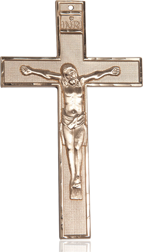 14kt Gold Filled Crucifix Medal