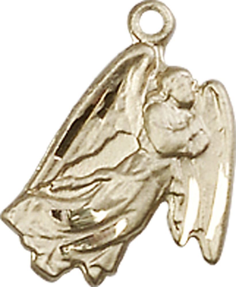 14kt Gold Filled Guardian Angel Medal