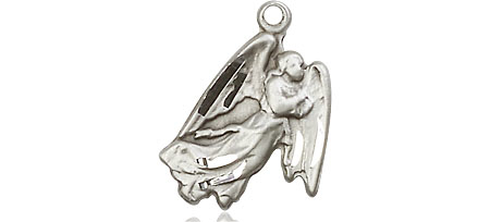 Sterling Silver Guardian Angel Medal